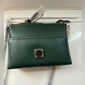 Dooney & Bourke Saffiano Ginger Crossbody with Medium Wristlet